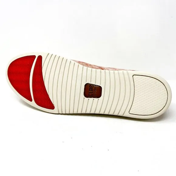 Clae Ellington Textile Fire Tie Dye Canvas Mens Premium Casual Sneakers