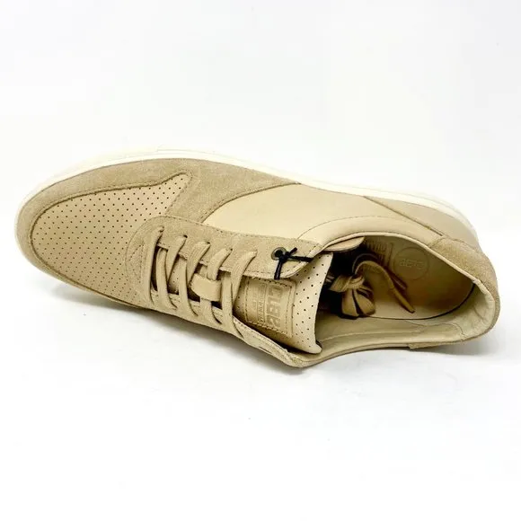 Clae Gregory SP Latte Leather Mens Casual Sneakers