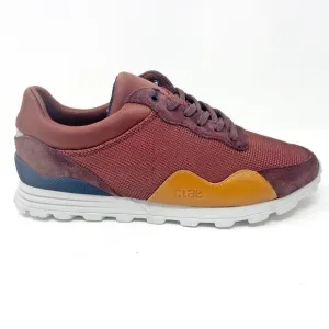 Clae Hoffman Oxblood Suede Mesh Mens Casual Sneakers
