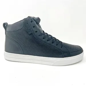 Clae Russell 07 Black Perf Leather Mens Casual Sneakers