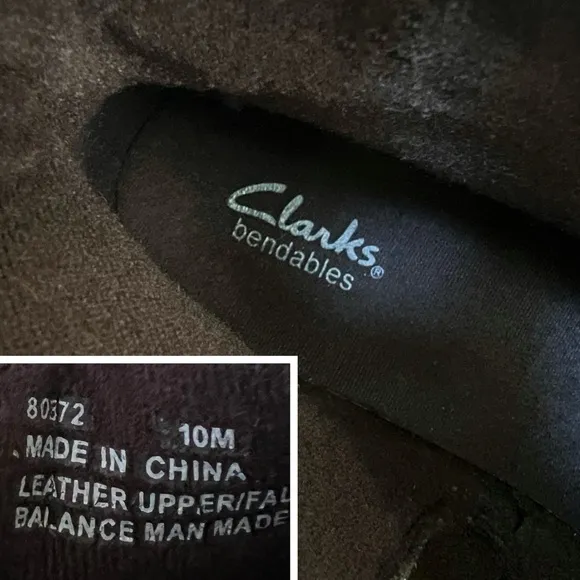 CLARKS Trixiebell Women's Brown Leather Sherpa Ankle Boots Size 10 M
