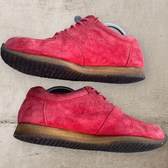 CLARKS x Ronnie Fieg Kildare Poppy RED Kith Samba Size 9.5‎ M Classic Casual