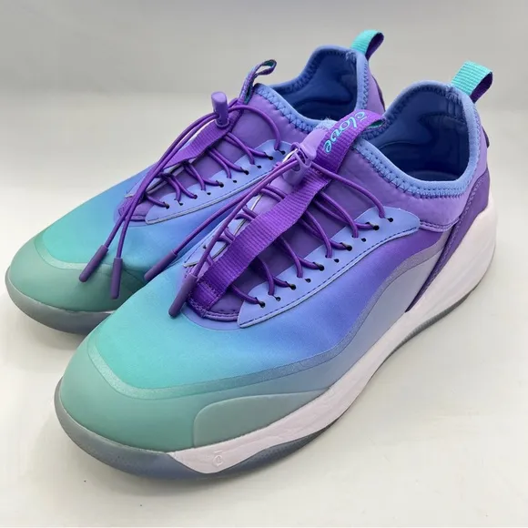 Clove Aeros Nursing Healthcare Shoes Ombre Purple/Teal Size Women's 10.5 EU 42.5