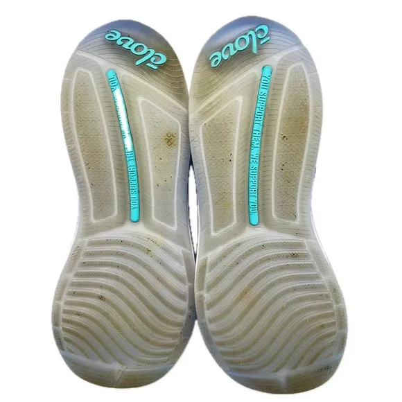 Clove Aeros Nursing Healthcare Shoes Ombre Purple/Teal Size Women's 10.5 EU 42.5