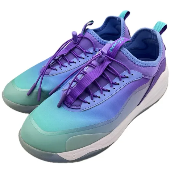 Clove Aeros Nursing Healthcare Shoes Ombre Purple/Teal Size Women's 10.5 EU 42.5