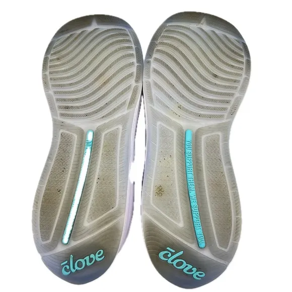 Clove Aeros Nursing Healthcare Shoes Ombre Purple/Teal Size Women's 10.5 EU 42.5