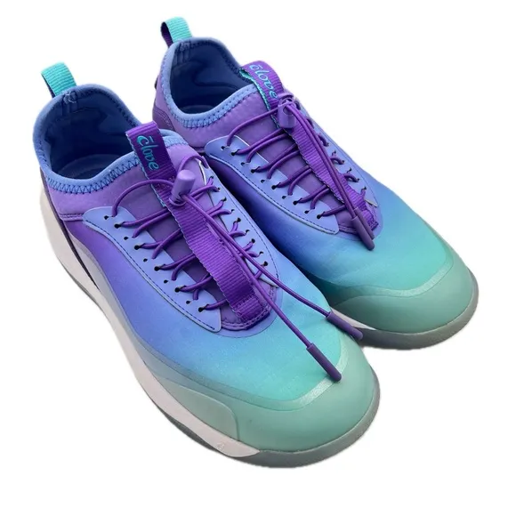 Clove Aeros Nursing Healthcare Shoes Ombre Purple/Teal Size Women's 10.5 EU 42.5