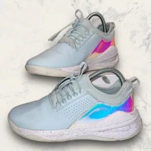 Clove Blue Pink Holographic Limited Edition 2022 Nursing Shoes Sneakers Size 7.5