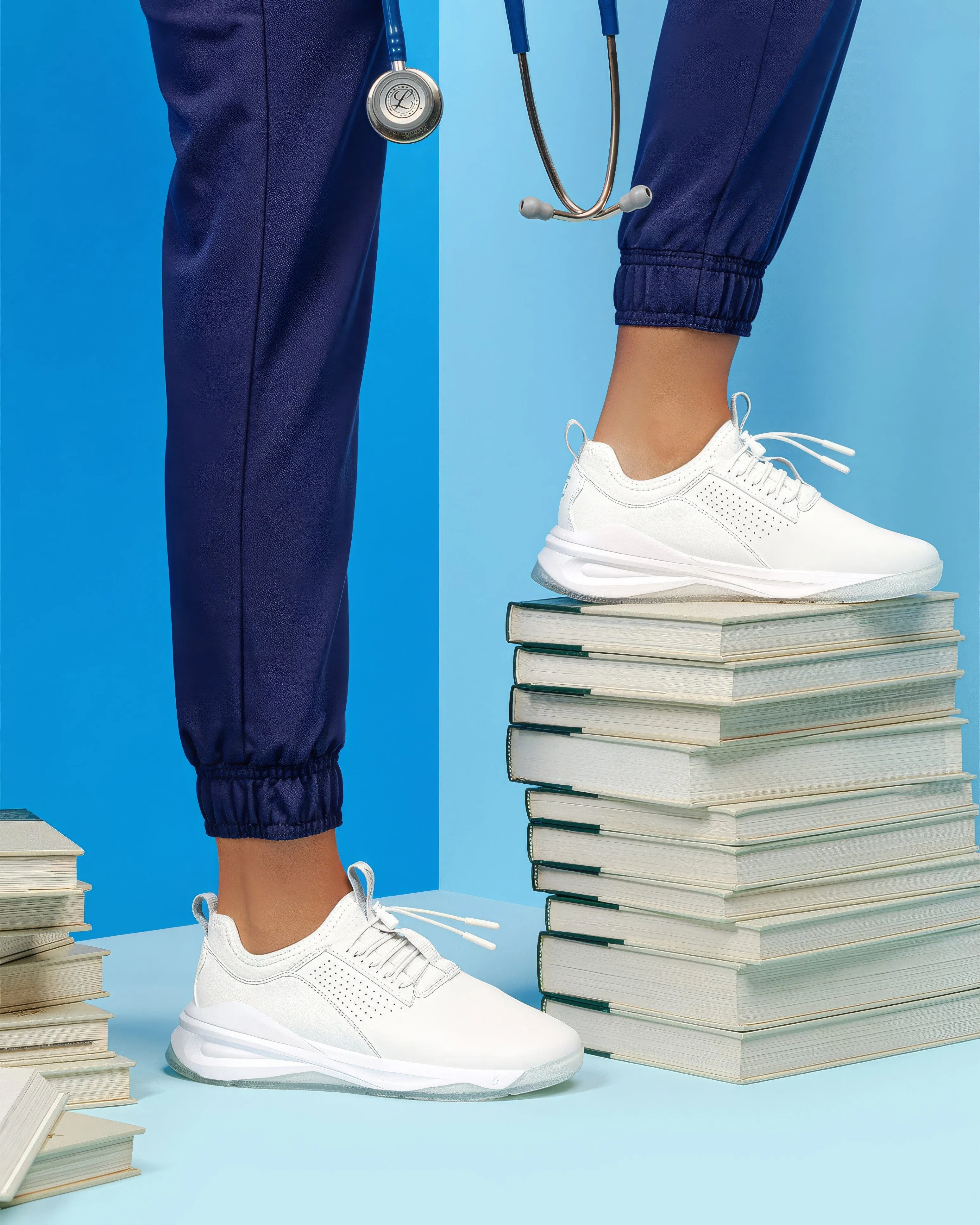 Clove Classic Medical Nursing Shoes - Brilliant White
