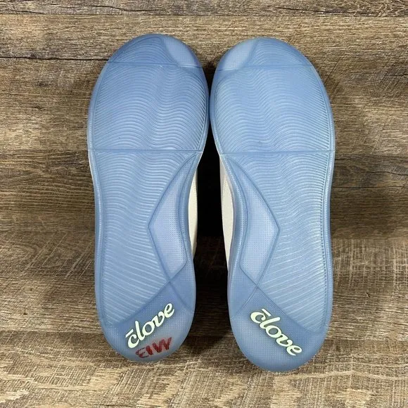 Clove Classic Shoes GREY MATTER Healthcare Nursing Sneakers Gray Blue Mens 13