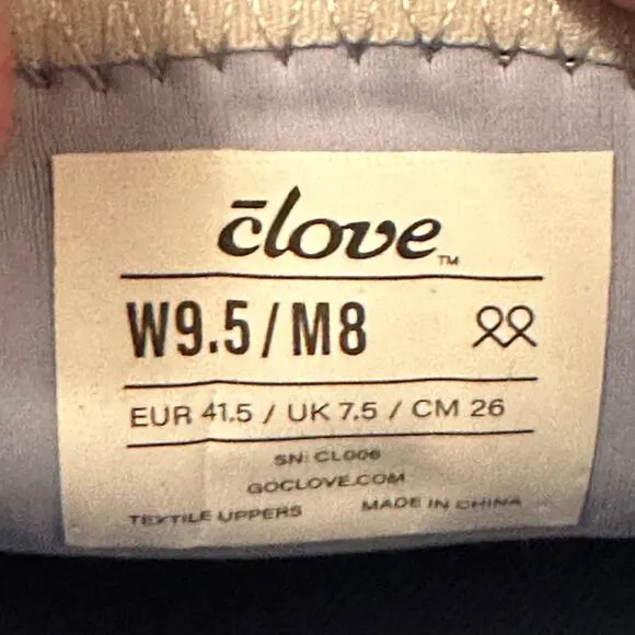 Clove Comfort Sneaker Nursing Shoes Gray Matter Blue Women W9.5/M8 Men NWOB