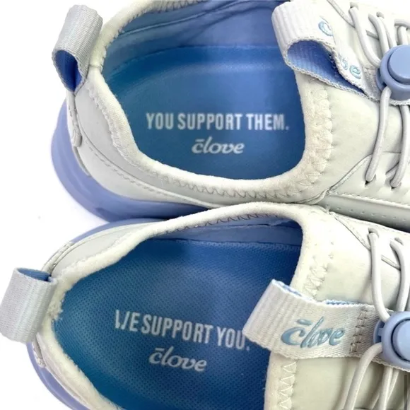 CLOVE Grey Matter Healthcare Nursing Nurse Sneakers Shoes Gray NEW Size 8.5