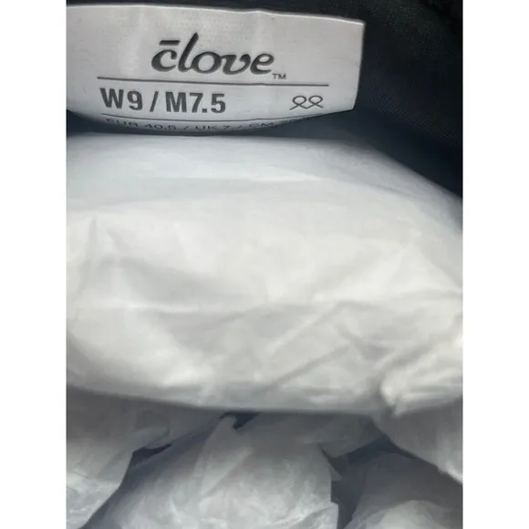 Clove Healthcare Nursing Shoes Sneakers Comfort Black Womens 9 Men 7.5 Unisex
