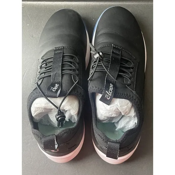 Clove Healthcare Nursing Shoes Sneakers Comfort Black Womens 9 Men 7.5 Unisex