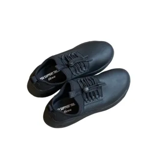 Clove Lace Up Comfort Nursing Healthcare Classic Shoes Black Size 6.5W NWOB