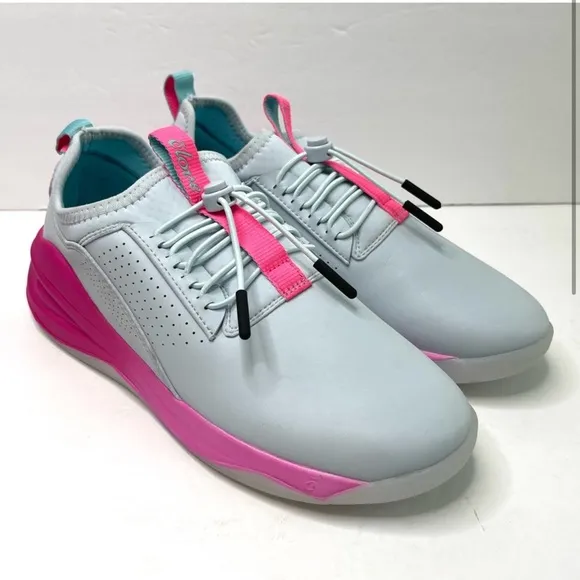 CLOVE Limited Edition Electron Rose Blue Pink Nurse Sneakers Shoes NEW Size 7.5