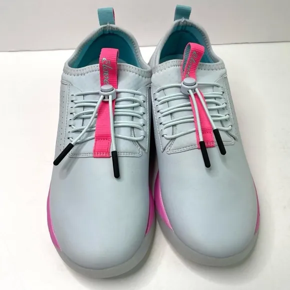 CLOVE Limited Edition Electron Rose Blue Pink Nurse Sneakers Shoes NEW Size 7.5