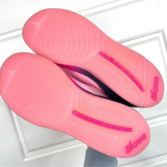 CLOVE Limited Edition NEW Healthcare Nursing Sneakers Miami Night Pink Size 9.5