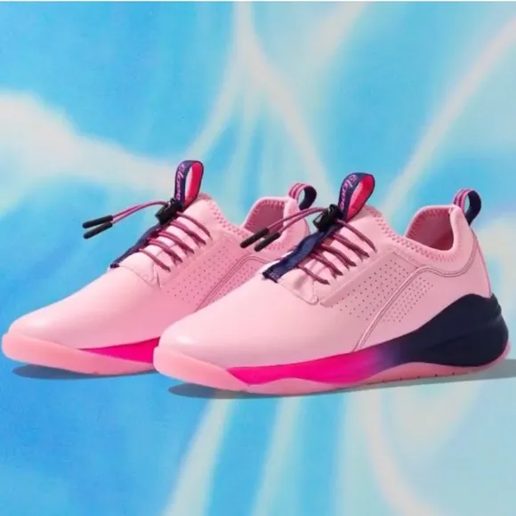 CLOVE Limited Edition NEW Healthcare Nursing Sneakers Miami Night Pink Size 9.5