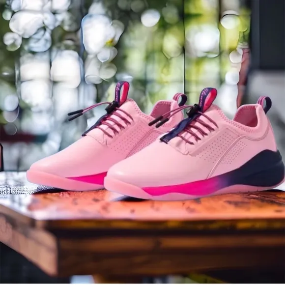 CLOVE Limited Edition NEW Healthcare Nursing Sneakers Miami Night Pink Size 9.5