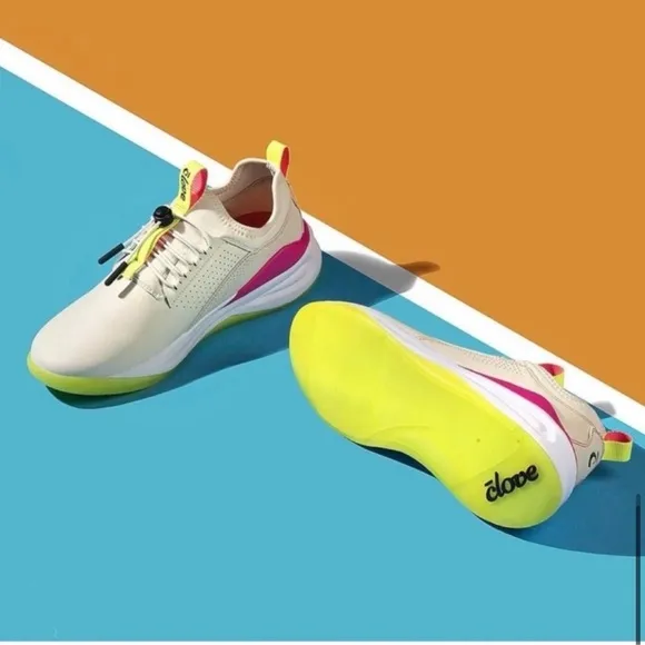 CLOVE Limited Edition NEW Lemon Aid Healthcare Nurse Sneakers Shoes Size 8.5
