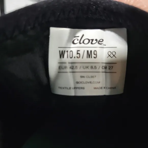 Clove Nursing Classic Sneaker Night Shift Shoes Black Unisex NWOB