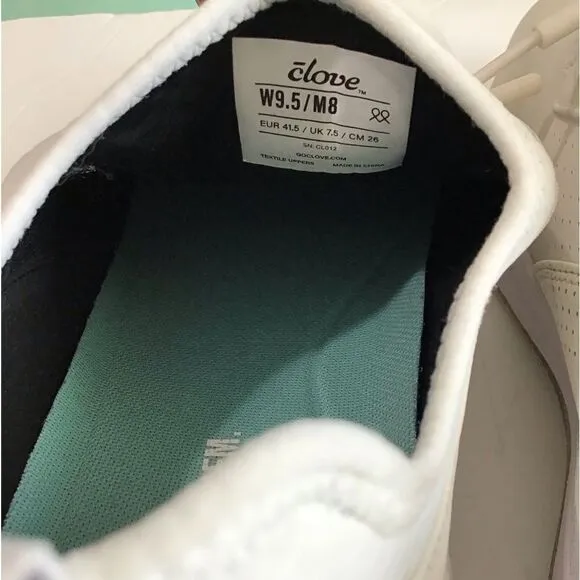 Clove Nursing Healthcare Shoes In Brilliant White Size 8