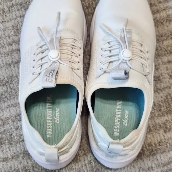 Clove nursing medical comfort shoes sneakers white size 7 men 8.5 women