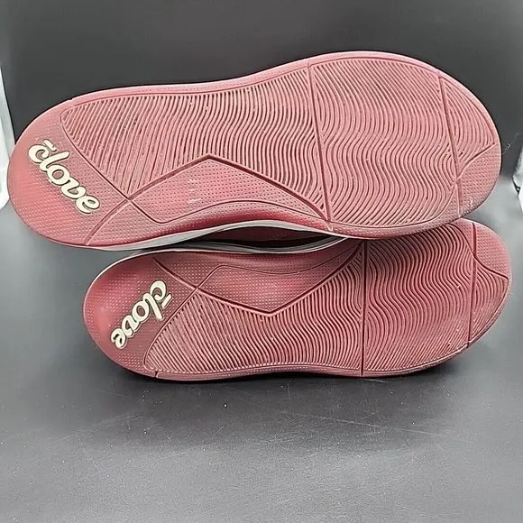 Clove Nursing Shoes Royal Maroon Sneaker Limited Edition Women's 8.5 / mens 7