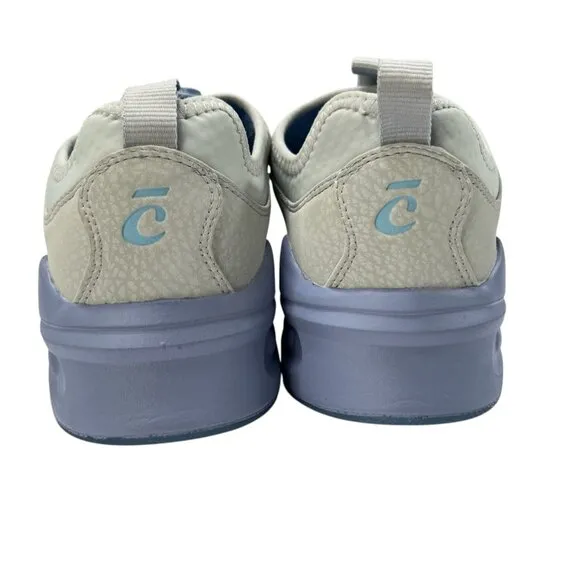 Clove NWOB Women's Grey Matter Comfort Nursing Shoes White Blue Size 8