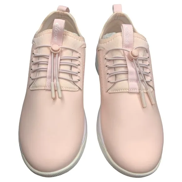 Clove Pink Holographic Women’s Size 9.5 Hologram Nurse Shoes Nursing Sneakers