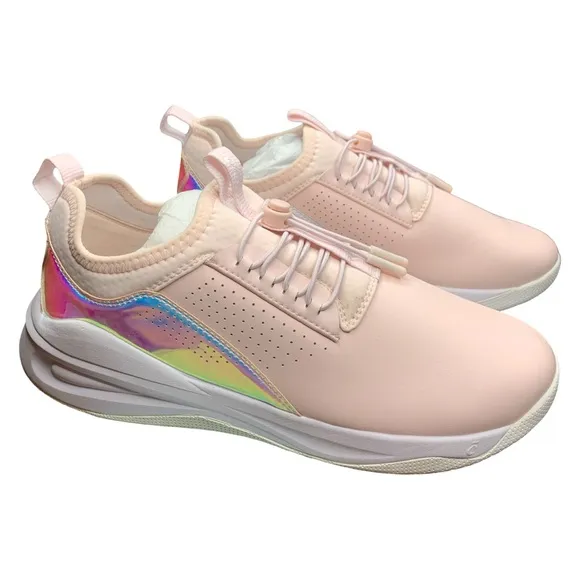 Clove Pink Holographic Women’s Size 9.5 Hologram Nurse Shoes Nursing Sneakers