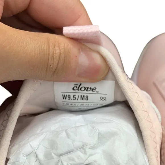 Clove Pink Holographic Women’s Size 9.5 Hologram Nurse Shoes Nursing Sneakers