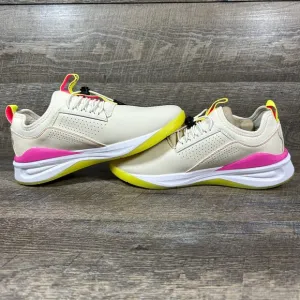 Clove Shoes LEMON AID Pale Yellow Pink Nursing Healthcare Sneakers W 8.5 / M 7