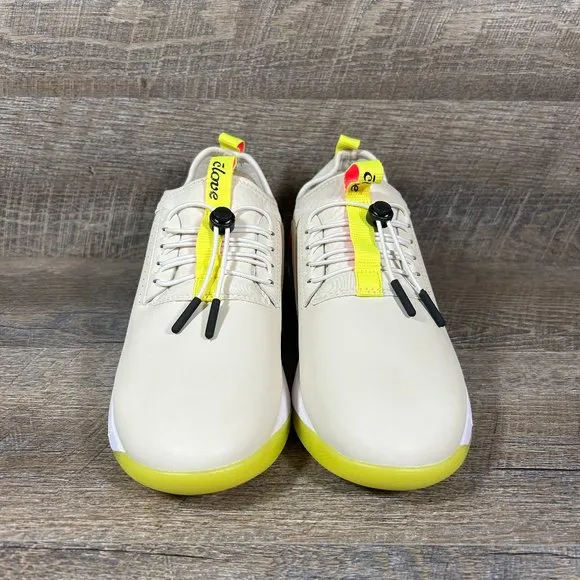 Clove Shoes LEMON AID Pale Yellow Pink Nursing Healthcare Sneakers W 8.5 / M 7