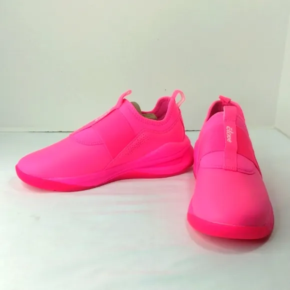 Clove Shoes Solo Hot Pink Slip-On Healthcare Worker Nursing Sneakers Unisex