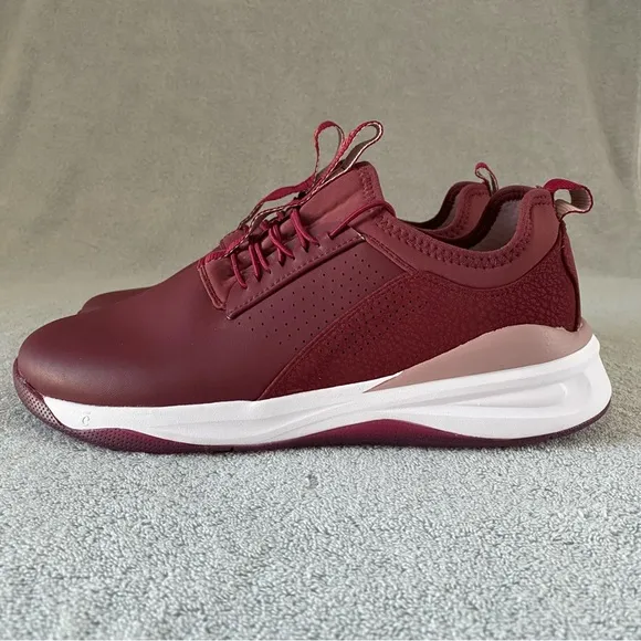 Clove Shoes Womens 10 Royal Maroon Red Healthcare Nursing Comfort Sneakers