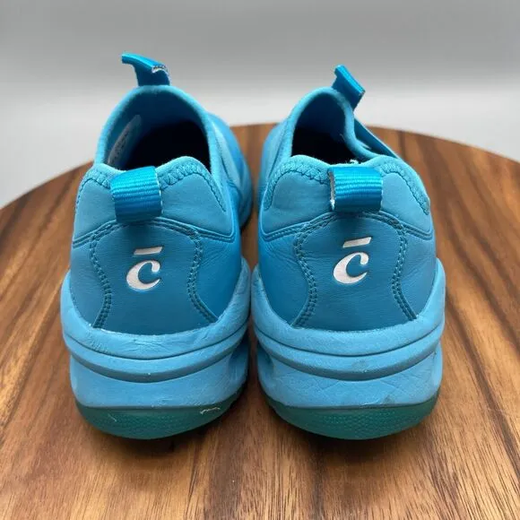 Clove Shoes Womens Size 8.5 Electric Neon Blue Nurse Sneakers Comfort Nursing