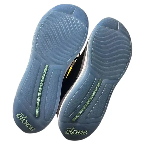 Clove Sneakers Men 12 Black Classic Healthcare Nurse Comfort Slip Resistant Blue