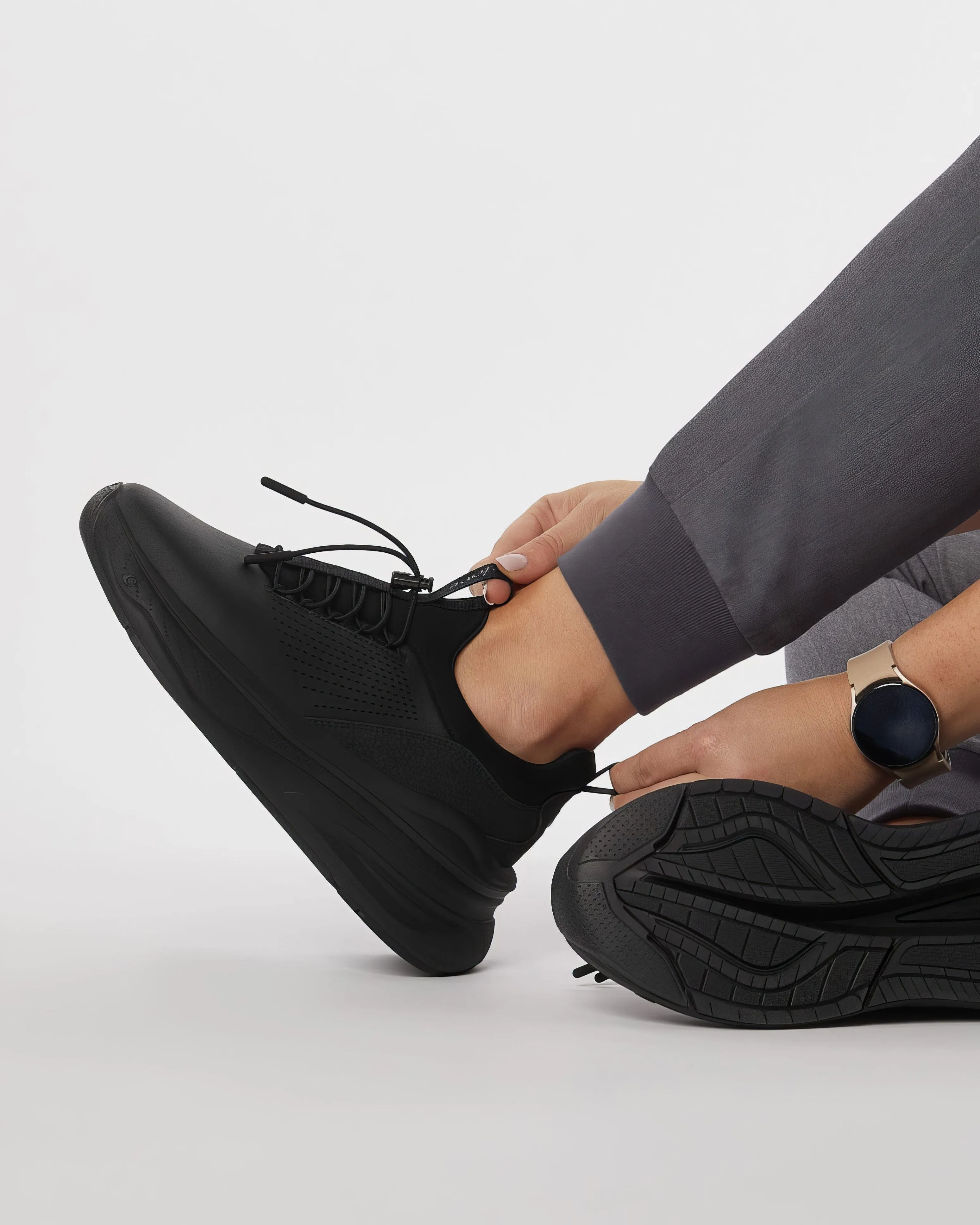 Clove Supercush Forte Medical Nursing Shoes - All Black