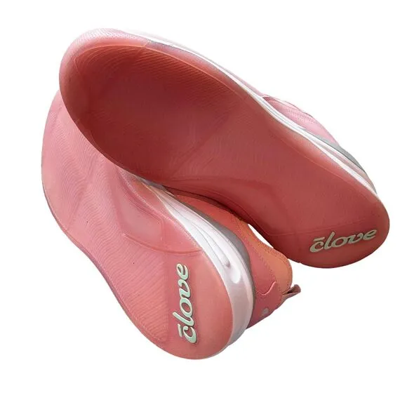 CLOVE Unisex Classic Slip-On Fluid-Resistant Sneakers Pink size W10/M8.5 NWOB