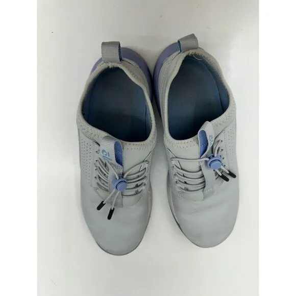 Clove Unisex Sneakers Size Men 7 Women 8.5 Gray Slip On Nursing Shoes Slip Resis