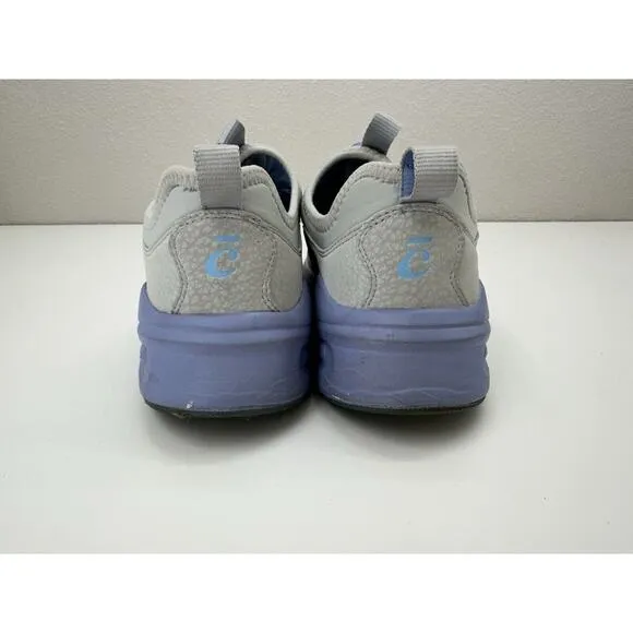 Clove Unisex Sneakers Size Men 7 Women 8.5 Gray Slip On Nursing Shoes Slip Resis