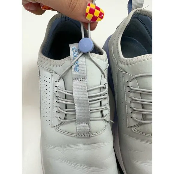 Clove Unisex Sneakers Size Men 7 Women 8.5 Gray Slip On Nursing Shoes Slip Resis