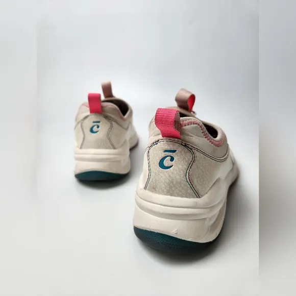 Clove White And Pink Womens Nursing Shoes Cofort Running Shoes‎ Size 8