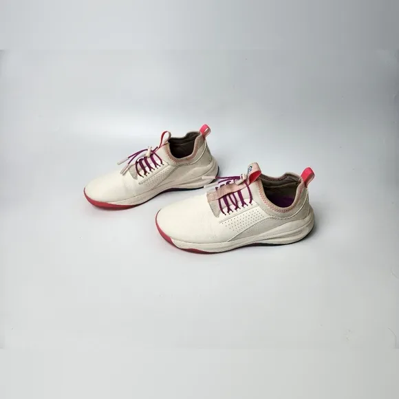 Clove White And Pink Womens Nursing Shoes Cofort Running Shoes‎ Size 8