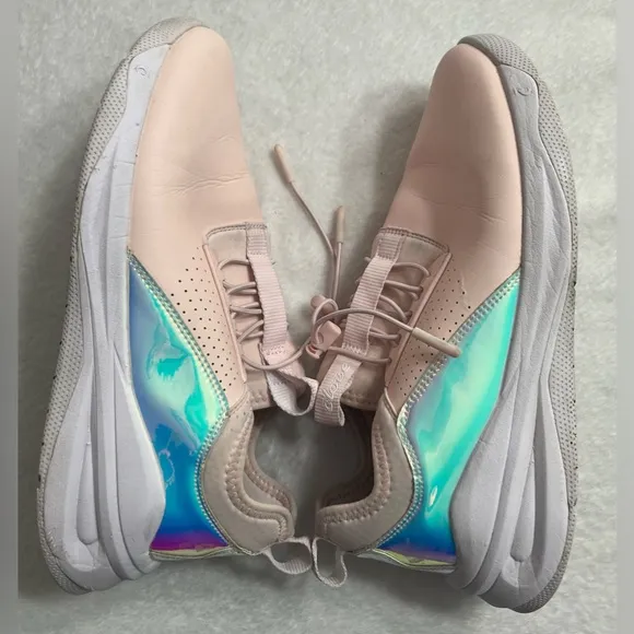 Clove womens 9 Shoes Sneakers Healthcare Nursing Pink Holographic Limited Ed