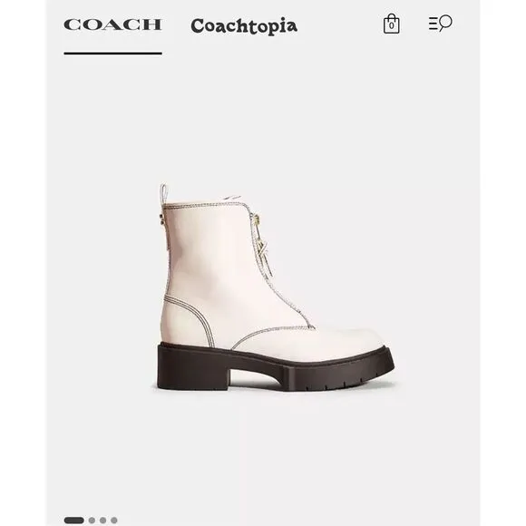 COACH Ankle Boots Size 6.5 NEW