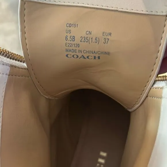 COACH Ankle Boots Size 6.5 NEW