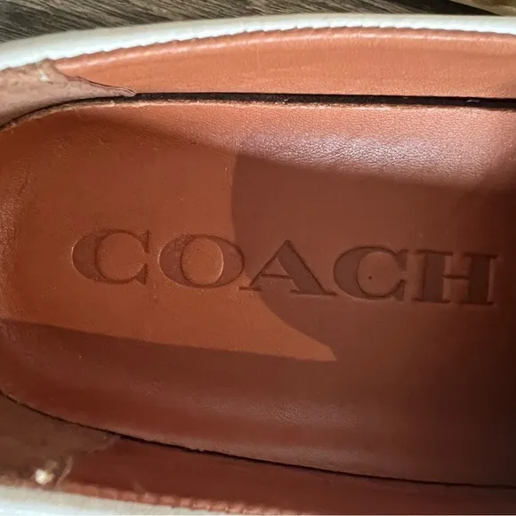 Coach C115 Sneakers With Sequins And Star Patches. Size 5
